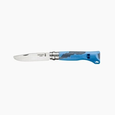 Couteau de poche Opinel Outdoor junior bleu