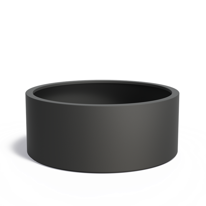 Bac ( pot ou jardinière ) rond cylindrique en fibre de verre 1500 x 600 mm