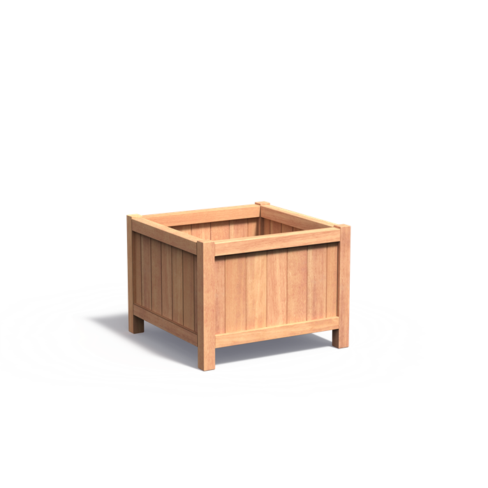 Bac ( jardinière ou pot) carré bois latte 800 x 800 x 600 mm