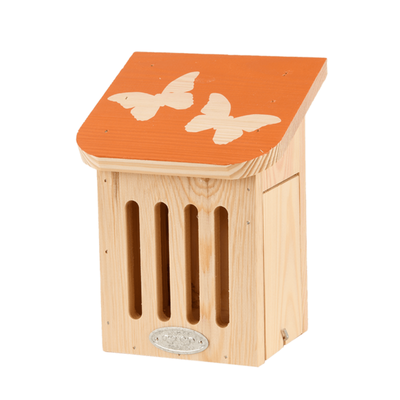 Maison à papillons pochoir