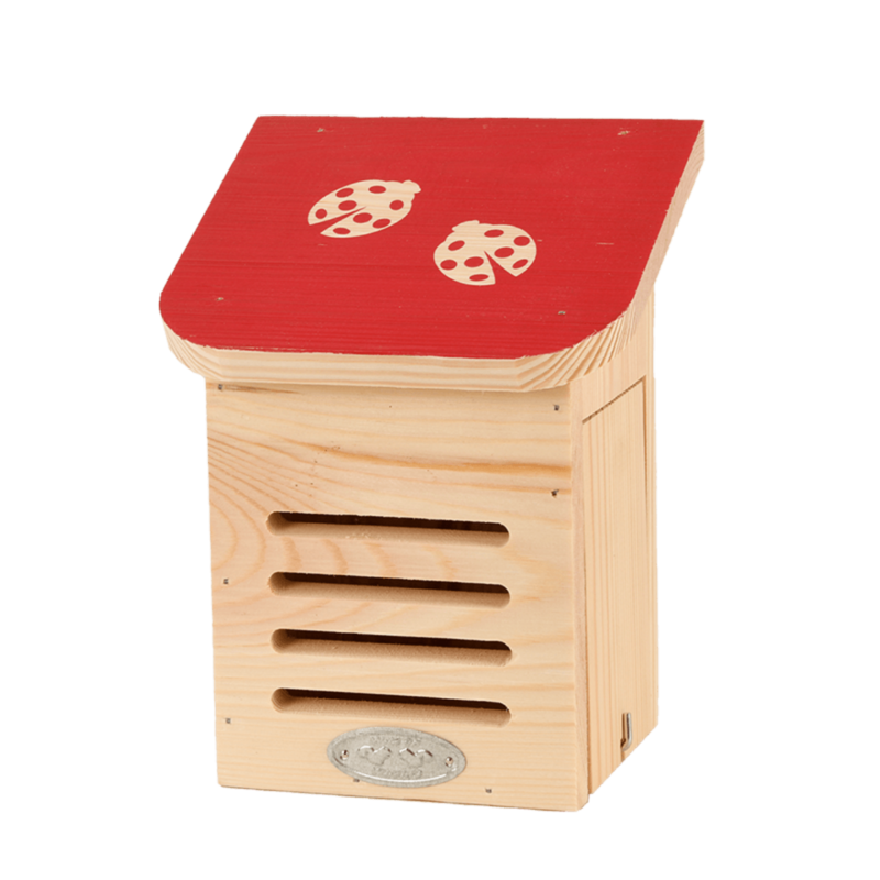 Maison à coccinelles pochoir