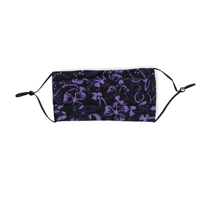 Reusable Batik Face Mask - Purple Twilight