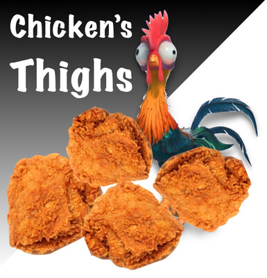 Chicken’s Thighs (Balde de 4 Muslos de Pollo Crispy)