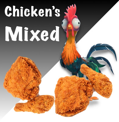 Chicken’s Mixed (Balde de 2 Patas Crispy + 2 Muslos Crispy)