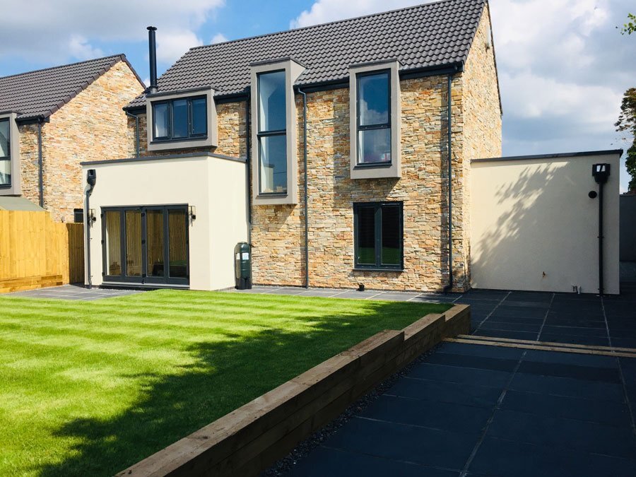 GOLDEN QUARTZ - Kamień Elewacyjny Naturalny (Stone Panel System) - Pełna Krata