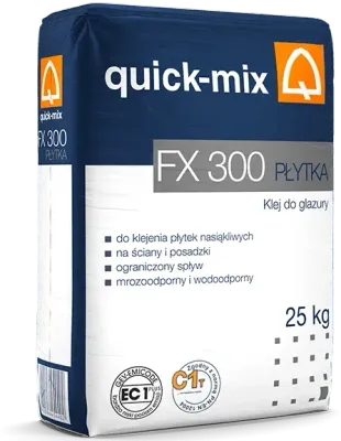 FX 300 PŁYTKA Klej do glazury - quick-mix Sievert
