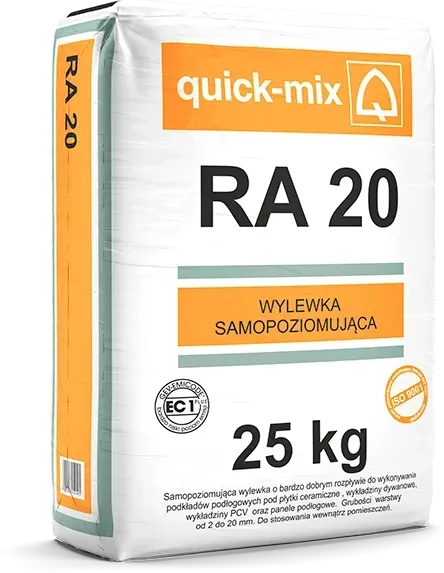 RA 20 Wylewka samopoziomująca - quick-mix Sievert