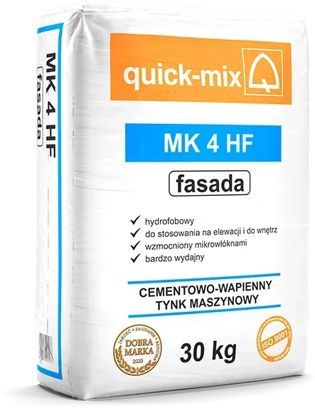 MK 4 HF fasada - tynk cementowo-wapienny - quick-mix Sievert