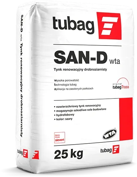 SAN-D WTA Tynk renowacyjny - tubag Sievert