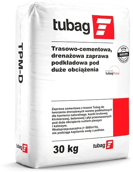 TPM-D Trasowo-cementowa zaprawa drenażowa - tubag Sievert