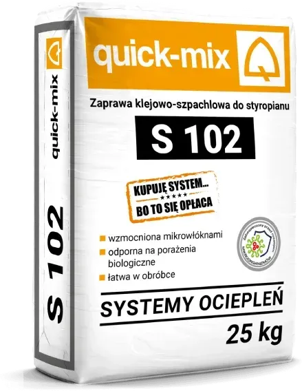 S 102 Zaprawa klejowo-szpachlowa do styropianu - quick-mix  Sievert
