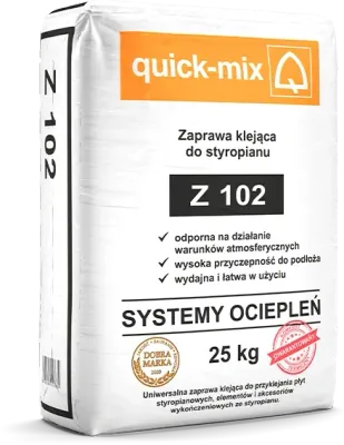 Z 102 Zaprawa do klejenia styropianu - quick-mix  Sievert