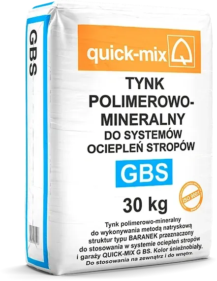 GBS Tynk polimerowo-mineralny – baranek - quick-mix  Sievert