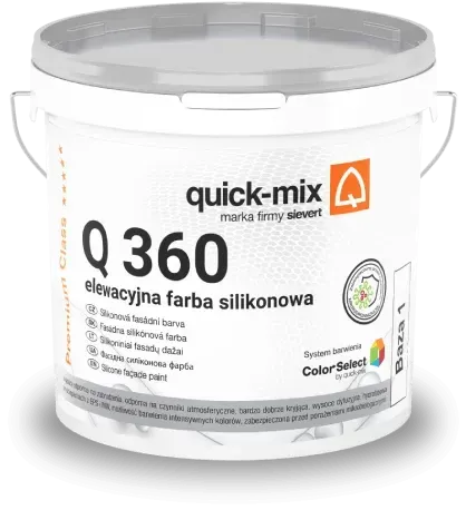 Q 360 Elewacyjna farba silikonowa - quick-mix  Sievert