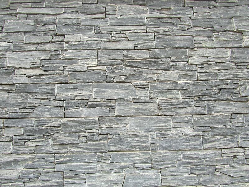 BLACK SLATE - Kamień Elewacyjny Naturalny (Stone Panel System) - Pełna Krata