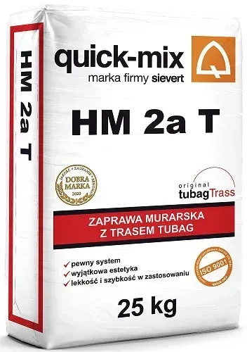 HM 2a T Zaprawa murarska z trasem tubag - quick-mix Sievert