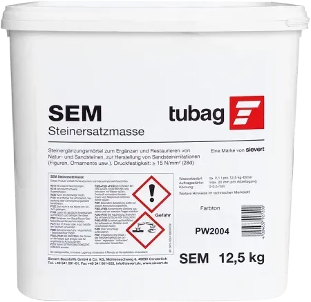SEM Zaprawa do ubytków w cegle i kamieniu - tubag Sievert