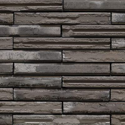Cassia Long Graphite Handmade Brick - Handform-Klinker Cassia Long Graphite Handmade Brick - Handform-Klinker