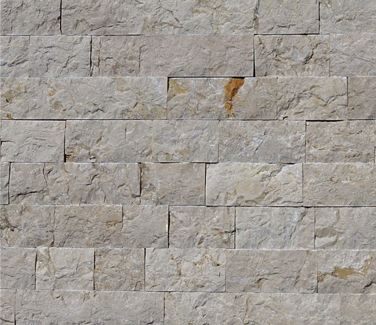 BEIGE CRISTALINO Split Face Fassadenfliesen - Naturstein Fliesen