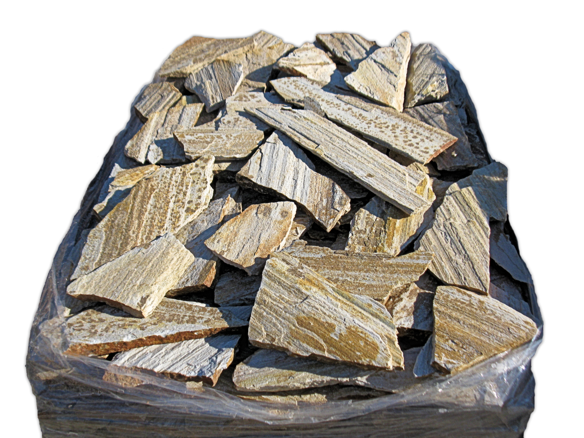 Yellow Spotted - Polygonalplatten
