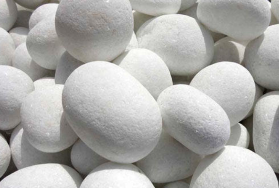 White - Kieselsteine