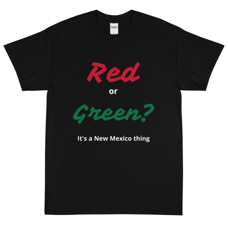 "Red or Green?" tee