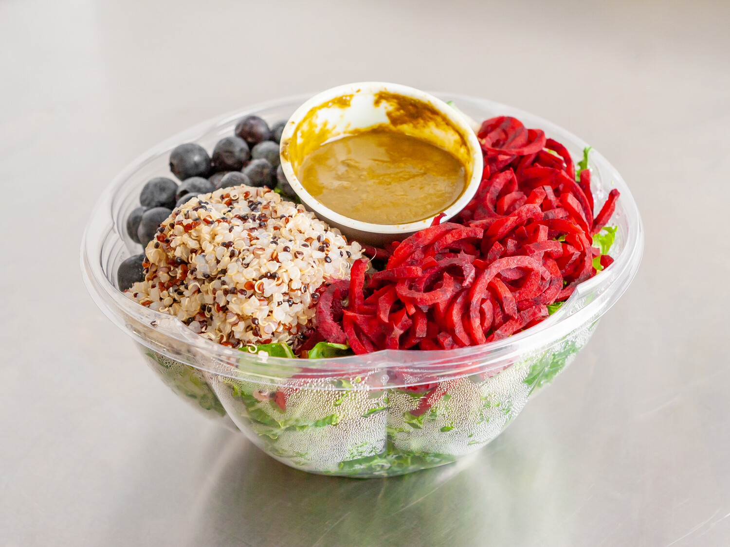 Superfood salad with Quinoa and blueberries