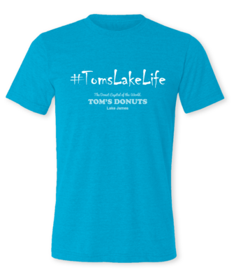 #TomsLakeLife Tom's Donuts Original Tri-Blend T-Shirt