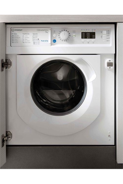 Indesit BIWMIL71252UKN 7KG Integrated Washing Machine