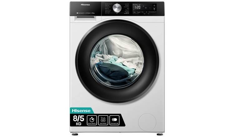 Hisense WD3S8043BW3 8KG 1400 Spin Washer Dryer Hisense WD3S8043BW3 8KG 1400 Spin Washer Dryer