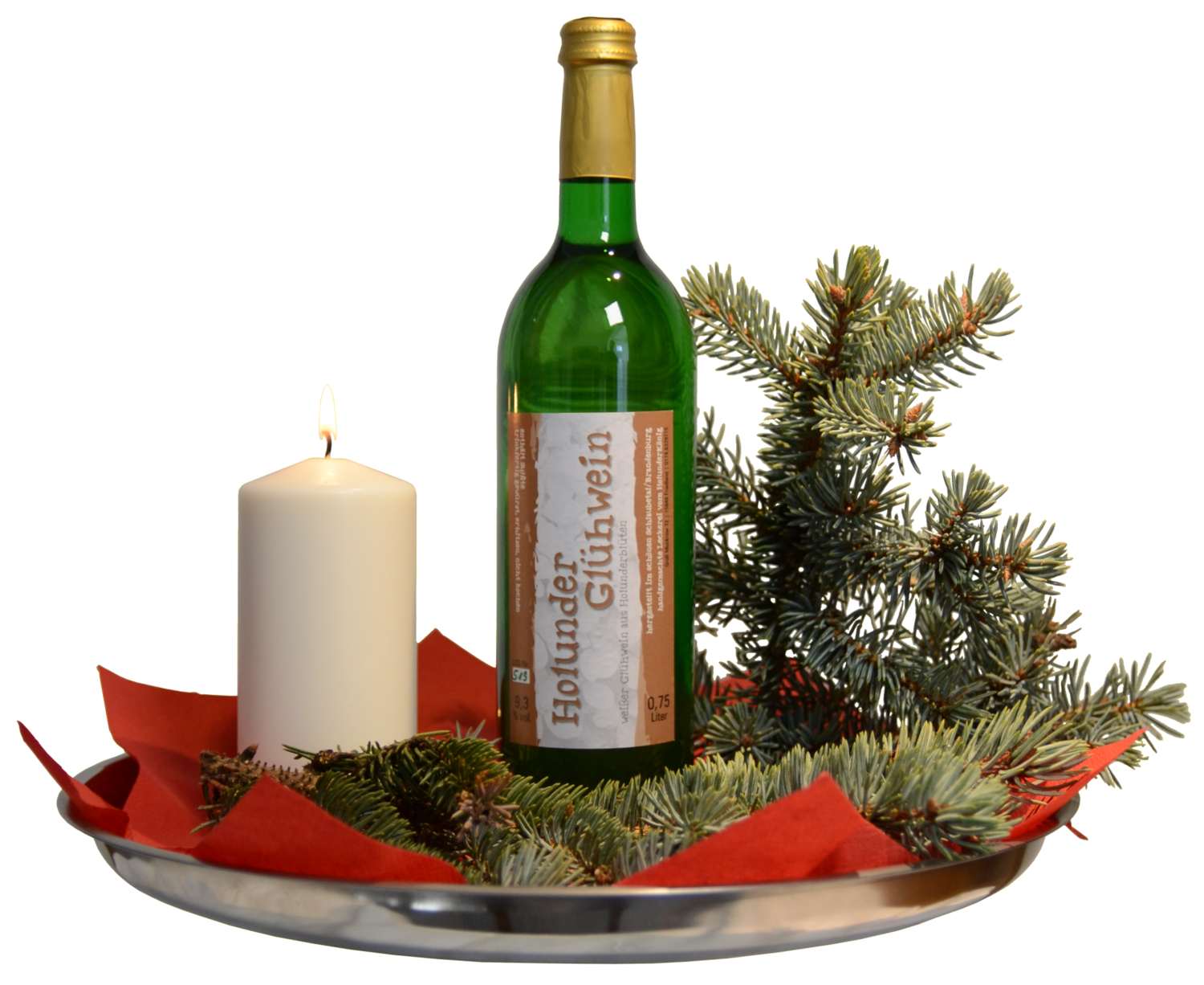 Holunder Glühwein Weiß, Flaschengröße: 10 l