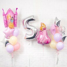 Композиция из воздушных шаров «День рождения Принцессы 5» №125