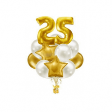 Композиция из воздушных шаров «На день рождения» №502 (Цифра на выбор)