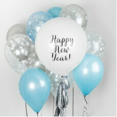 Композиция из воздушных шаров «Happy New Year» №12