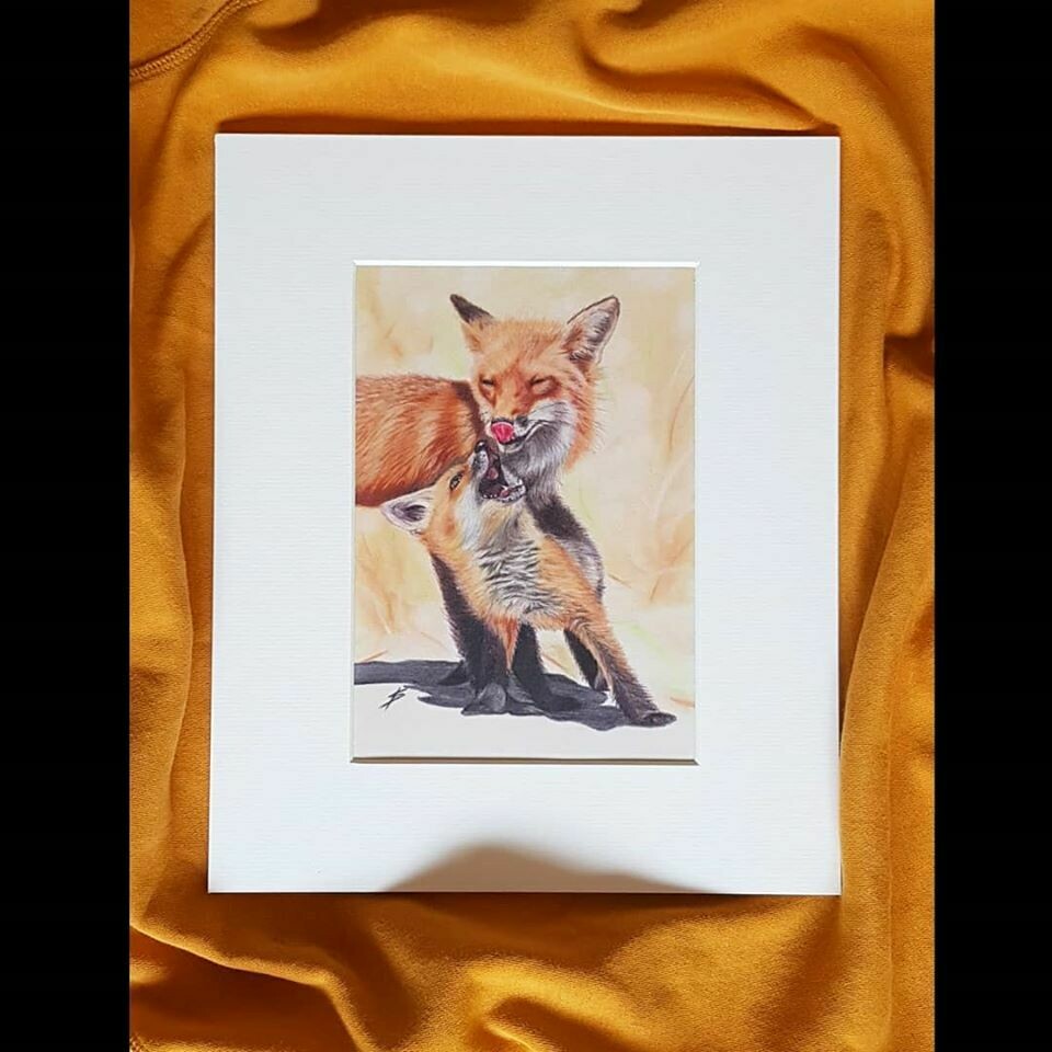 Mother and her Cub Limited Edition Print Mother and her Cub Limited Edition Print