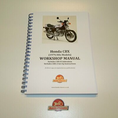 Factory Workshop Manual, CBX1000 - HWM049