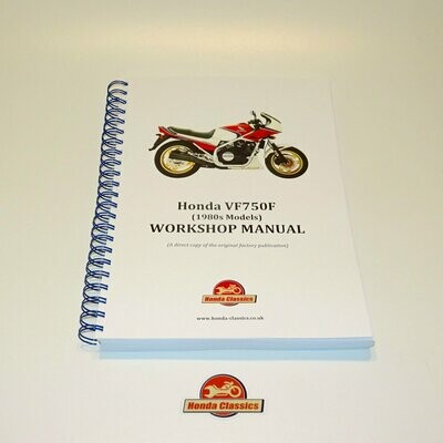 Factory Workshop Manual, VF750F - HWM046