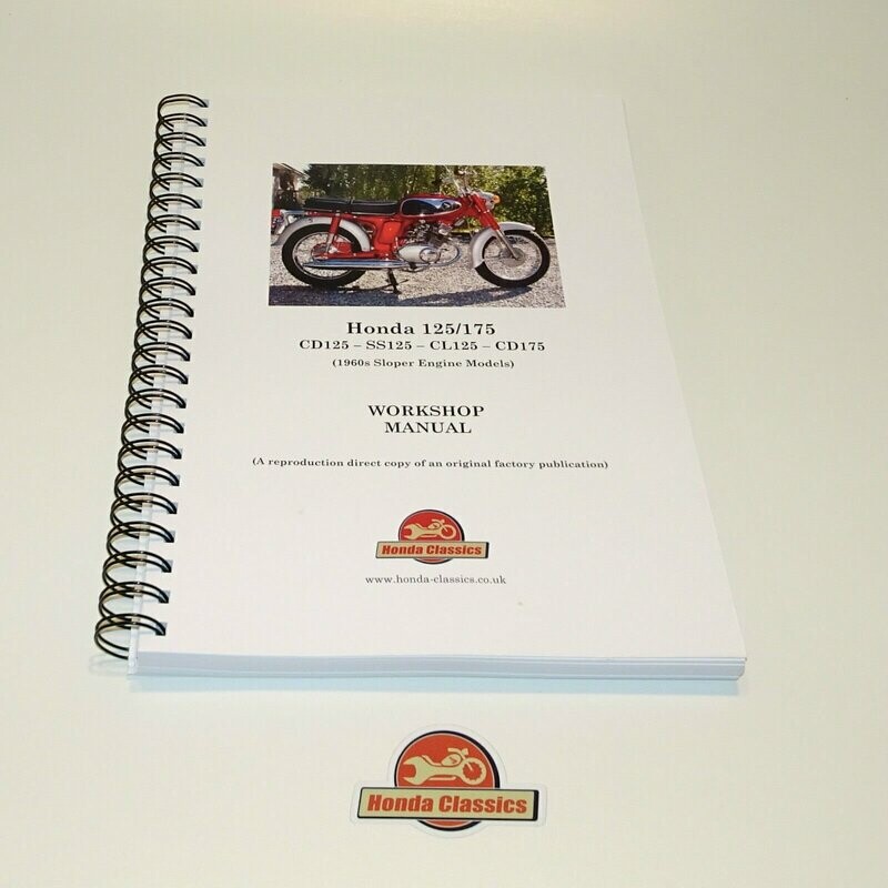 Factory Workshop Manual, CD125/175 - HWM053