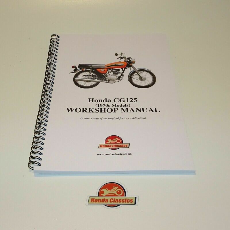 Factory Workshop Manual, CG125 - HWM070