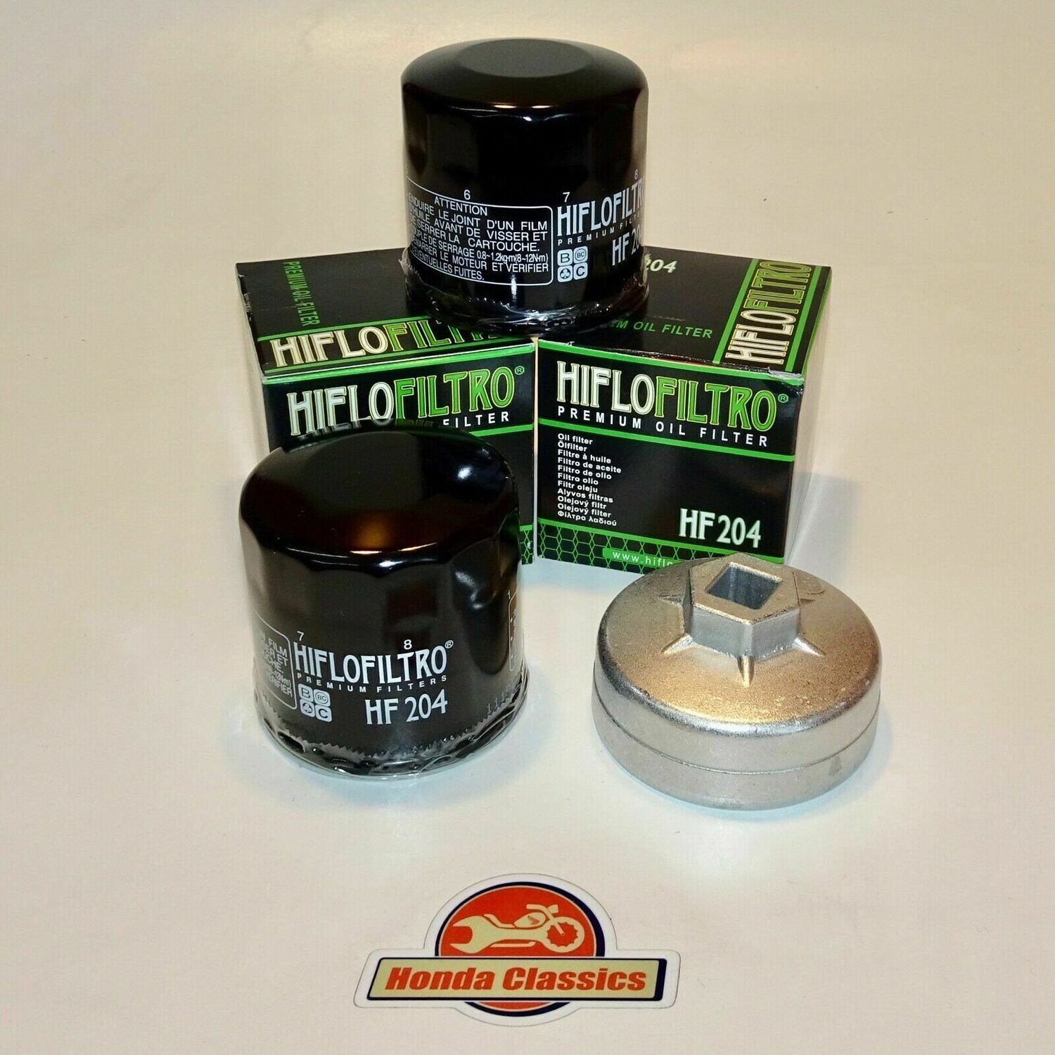 Engine Oil Filter x 2 + Wrench Tool Set - KIT085