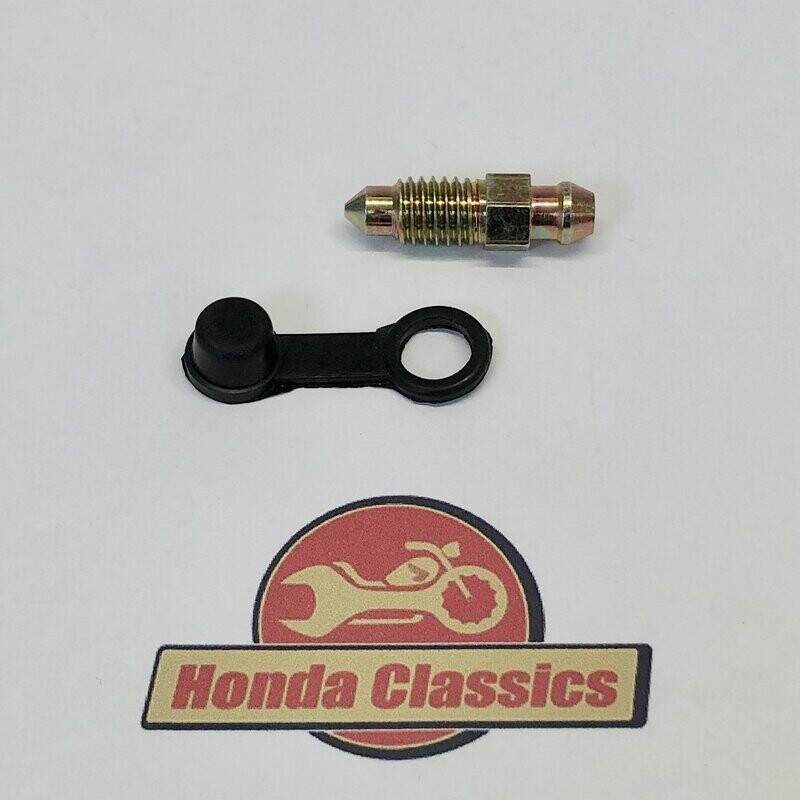 Brake Caliper Bleed Valve Screw & Rubber Cap Set (8mm) - KIT128