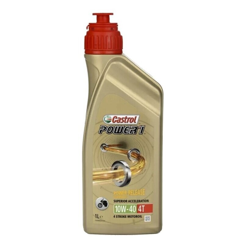 Castrol 4T 10w-40 Engine Oil, 1L - CAS121
