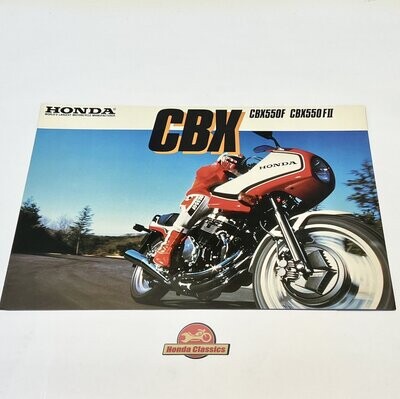 Honda CBX550F/F2 Sales Brochure. HSB588