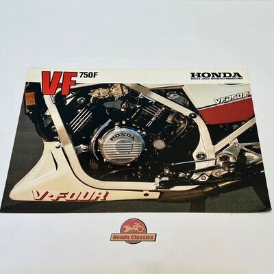 Honda VF750F Sales Brochure. HSB579