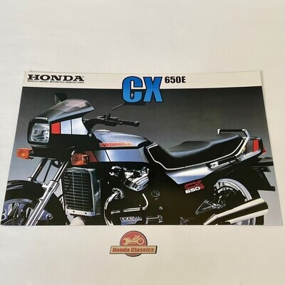 Honda CX650E Sales Brochure. HSB637