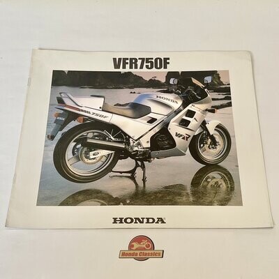 Honda VFR750F Sales Brochure. HSB639
