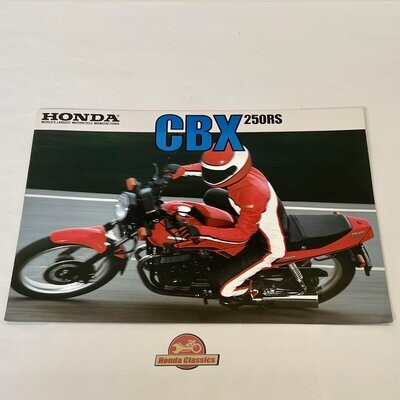 Honda CBX250RS Sales Brochure. HSB638