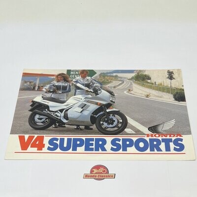 Honda V4 Sports Range Sales Brochure. HSB650