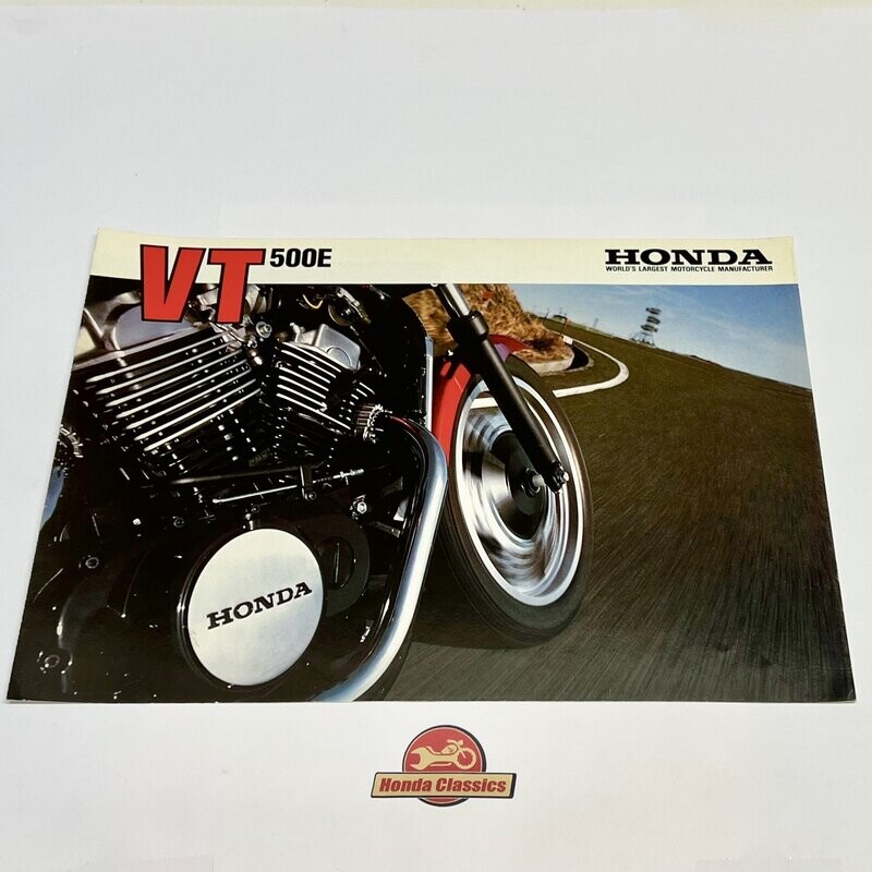 Honda VT500E Sales Brochure. HSB652