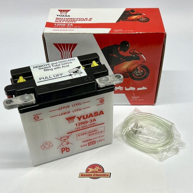 Battery, Yuasa - 12N9-3A. BAT745Y